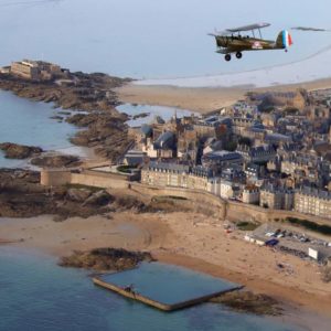 Vol en Biplan Stampe 45 minutes (Cap frehel ou pointe du Grouin)