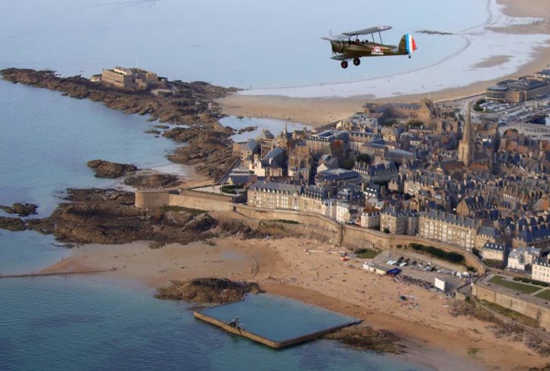 71872a70-ad9a-4547-8711-430765d85e6f Vol en Biplan Stampe 45 minutes (Cap frehel ou pointe du Grouin)